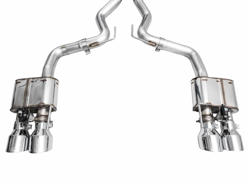 Ford Mustang Performance Exhaust - AWE Tuning - SwitchPath Cat Back - Chrome Silver - 2024+